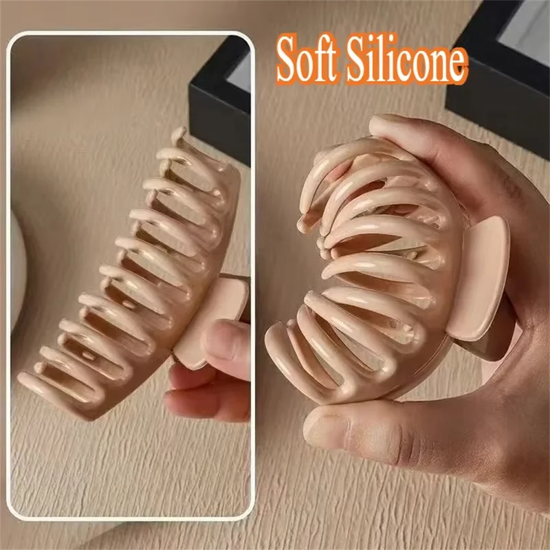 Hair Spa Wellness - New Silicone Material Hair Claw Clip