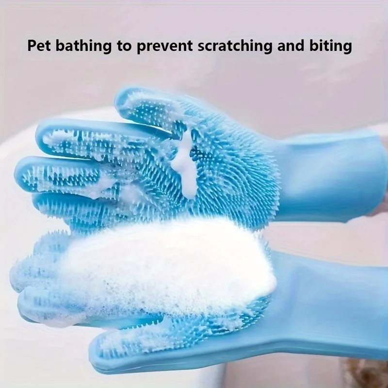 Hair Spa Wellness - Multifunctional Silicone Pet Grooming Gloves Hair