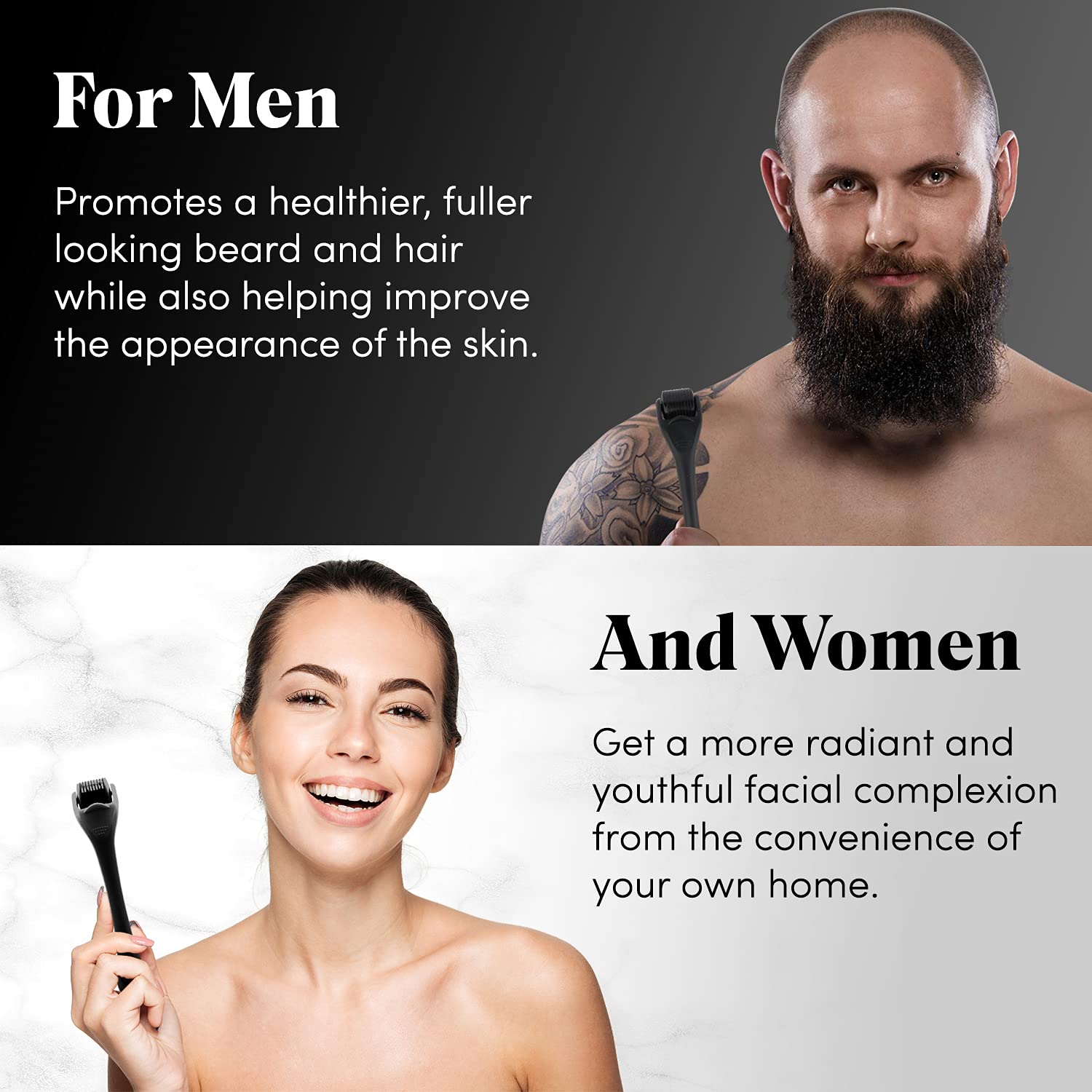Derma Roller Cho Da, râu & Tóc - đánh giá và giá Derma Roller 0.25